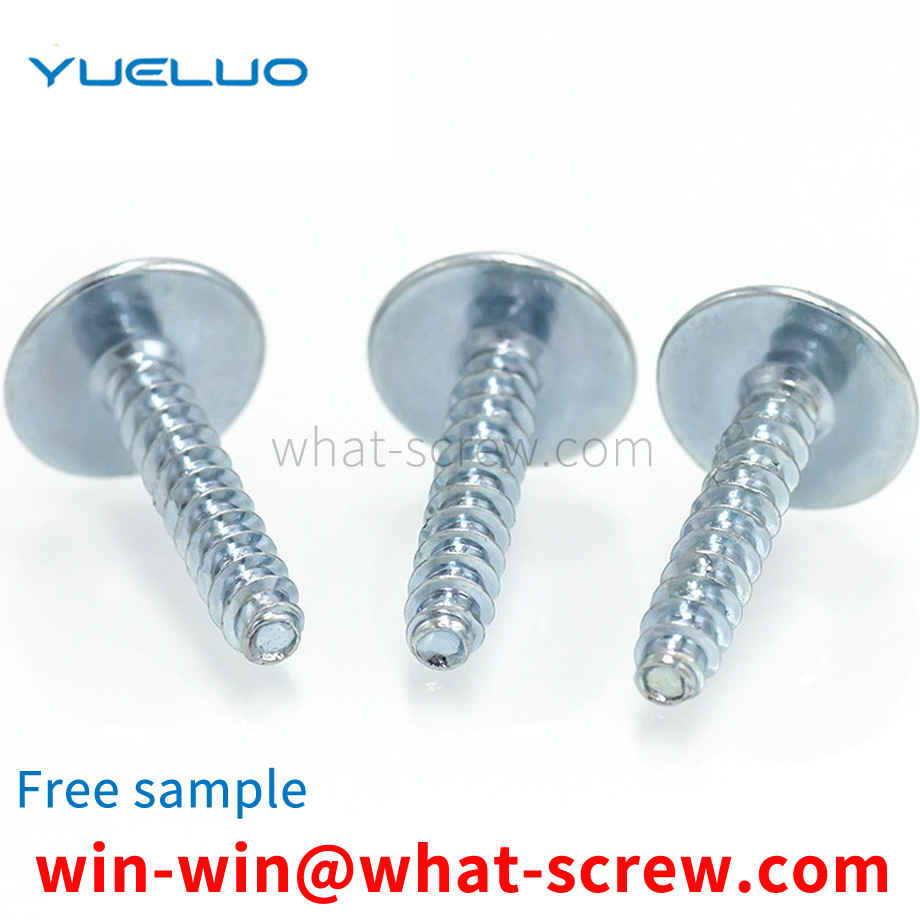 Customized round head with self-tapping pad