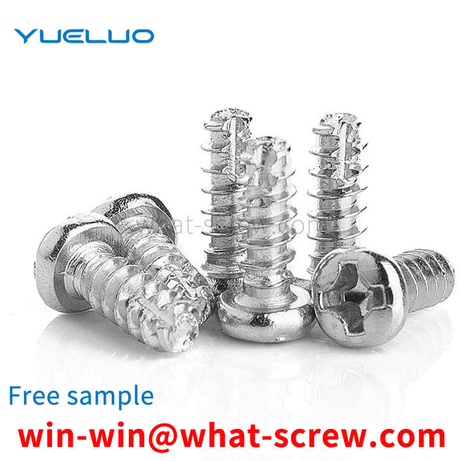 Processing PT thread cutting tail self-tapping screws