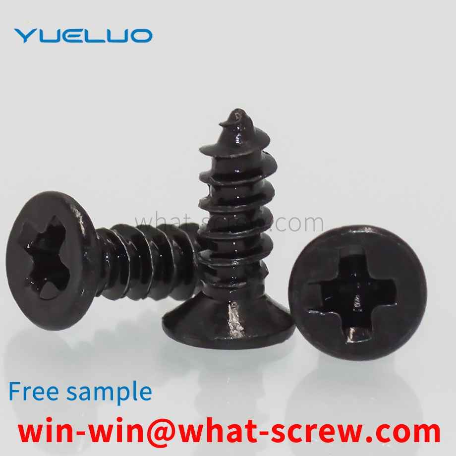 Surface black self-tapping screws