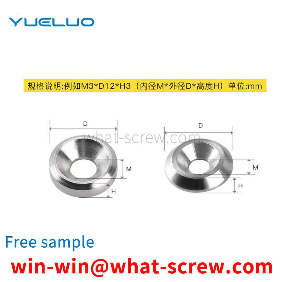 Customized stainless steel countersunk gasket
