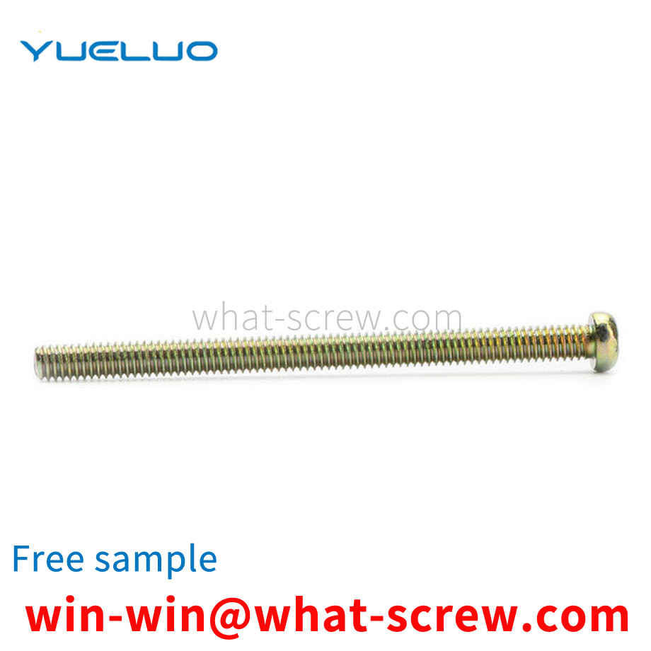 Color full tooth non-standard long screw