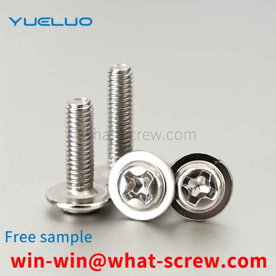 Phillips head screw with pad